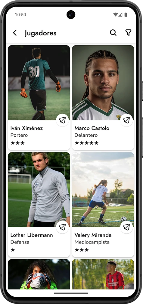 Conoce jugadores de fut de tu colonia.