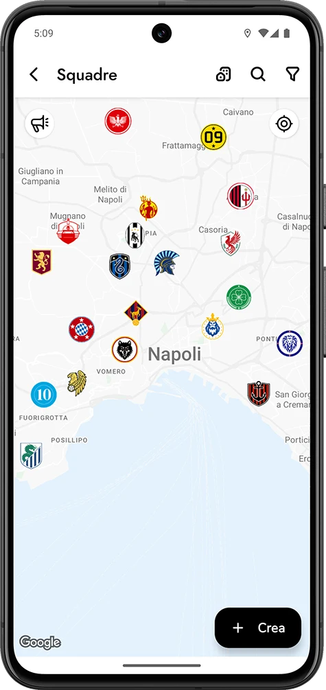 Squadre di calcetto nella tua città.